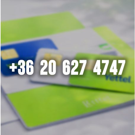 +36 20 627 4747 (ÚJ!)